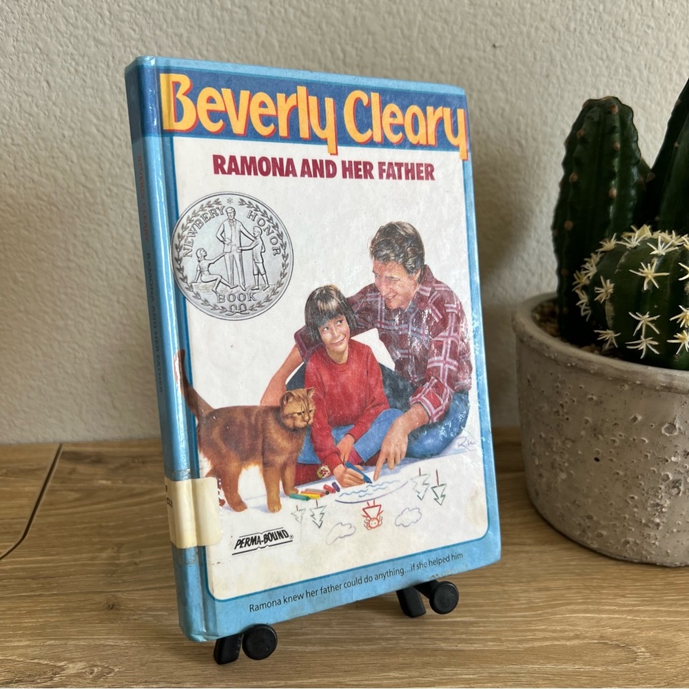 Vintage 1990 Ramona and Her Father Beverly Cleary HC Library Ed